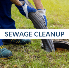 Sewage Cleanup servie